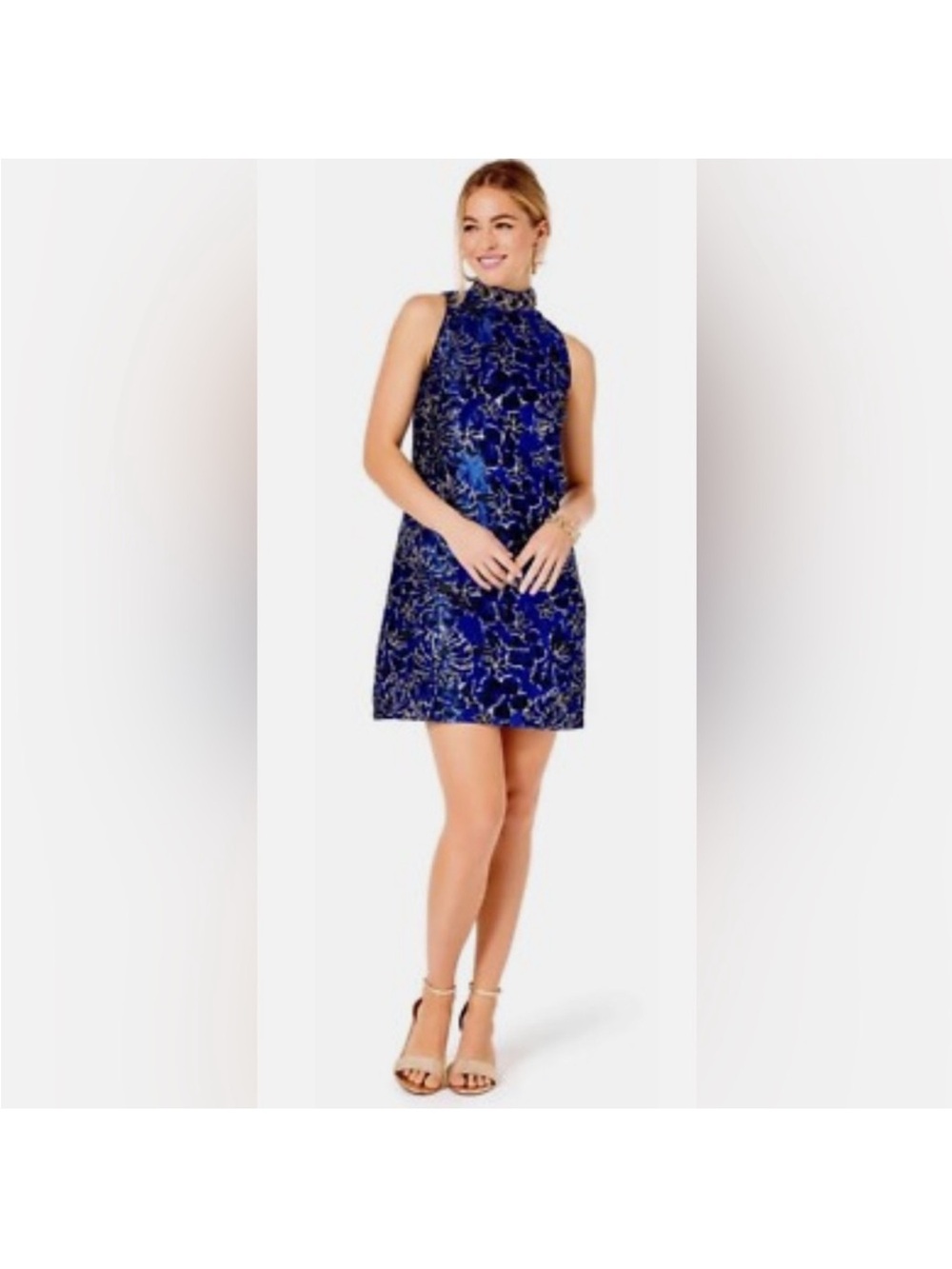Lilly Pulitzer Brandi Shift Dress
Blue Grotto Twilight Floral - Picture 2 of 10